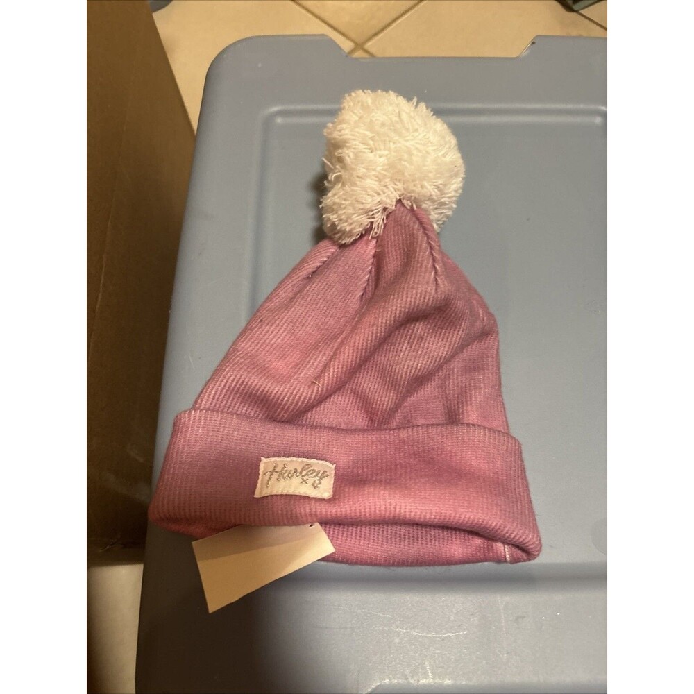 hurley beanie Youth Pink/putple New With Tag